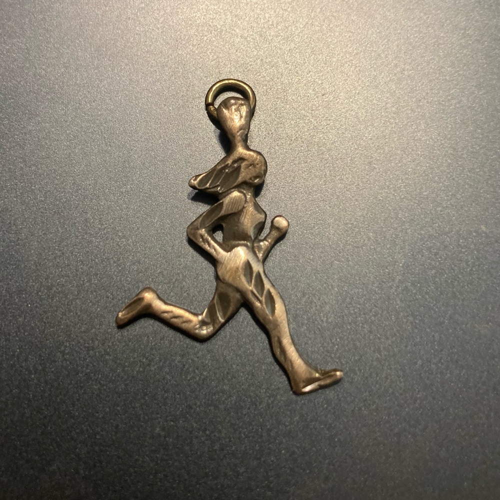Sterling Silver Runner Pendant